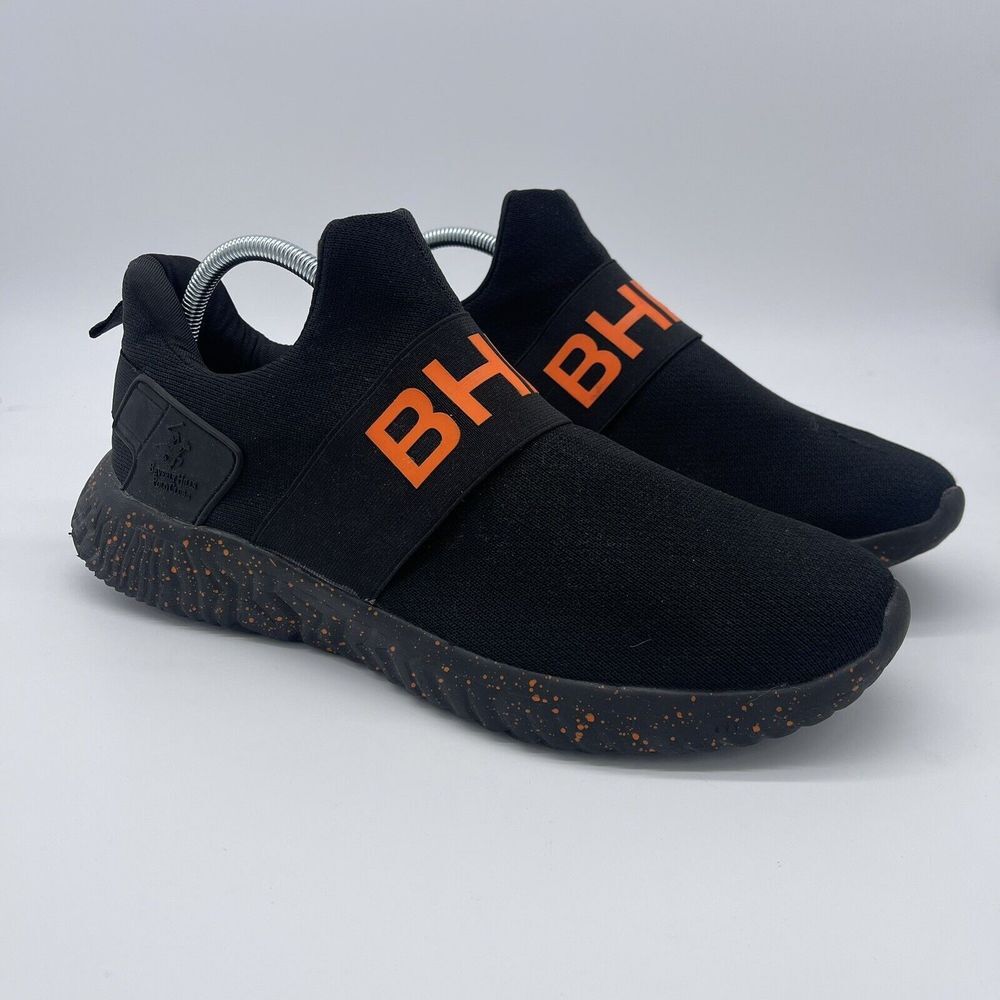 Beverly Hills Polo Club Elasto III Men's‎ Knit Banded  Sneaker 10.5M Black